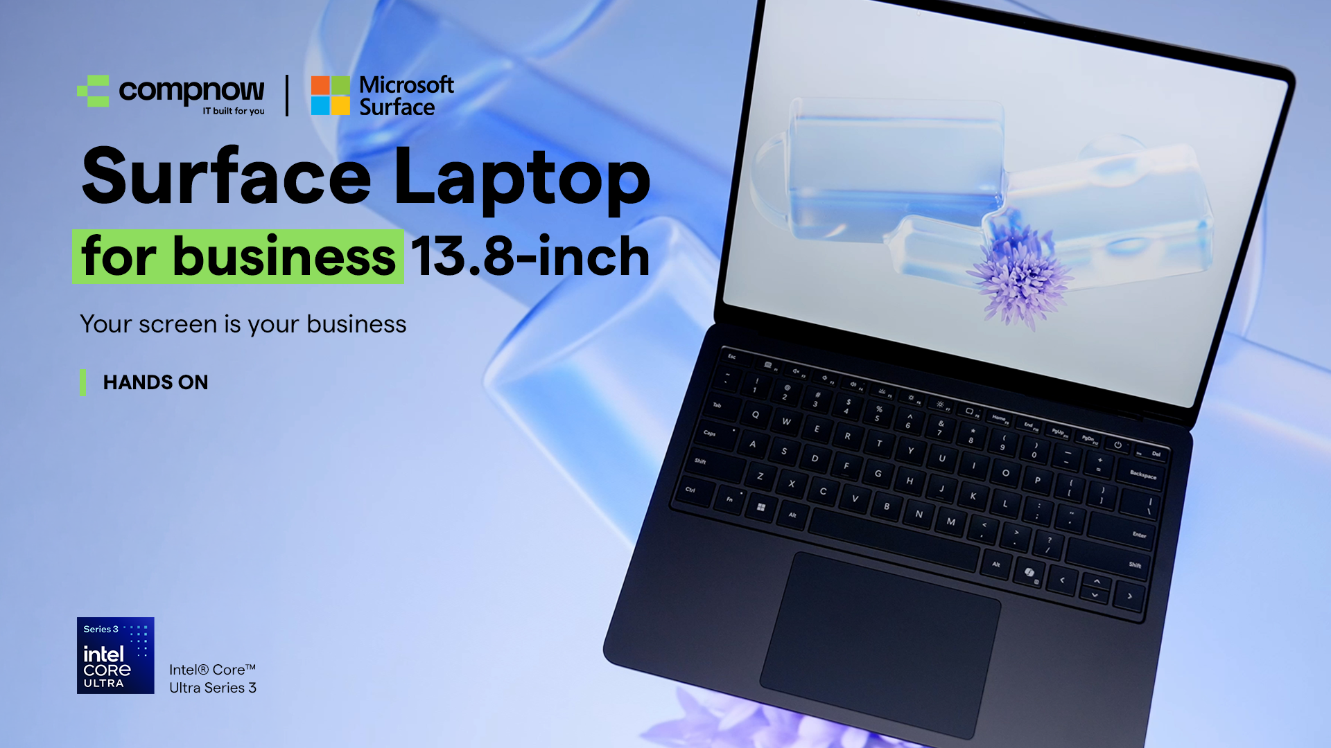 Work Anywhere. Show Nothing. Inside the Surface Laptop for Business 13.8-inch